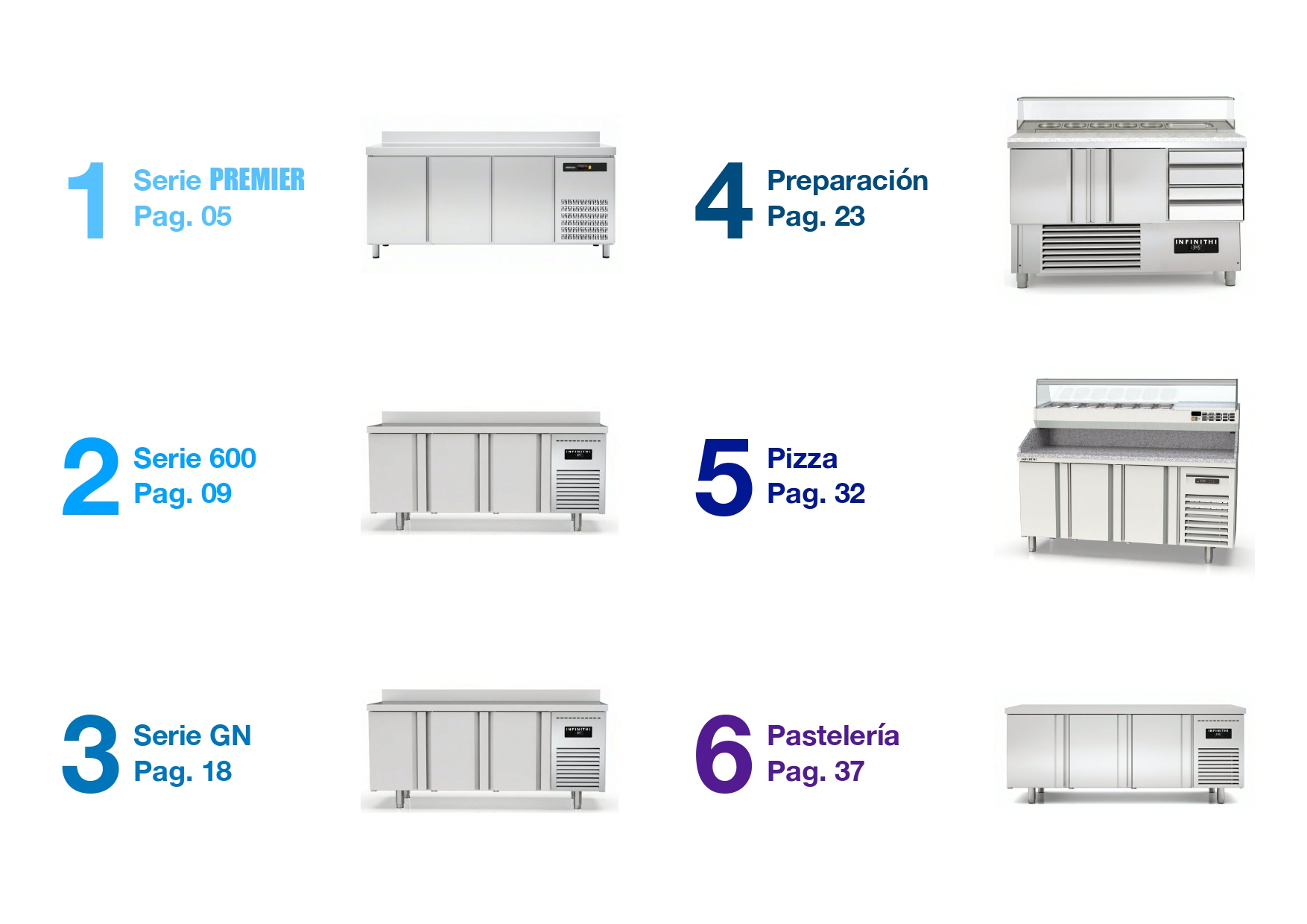 Mesas refrigeradas hostelería para bar