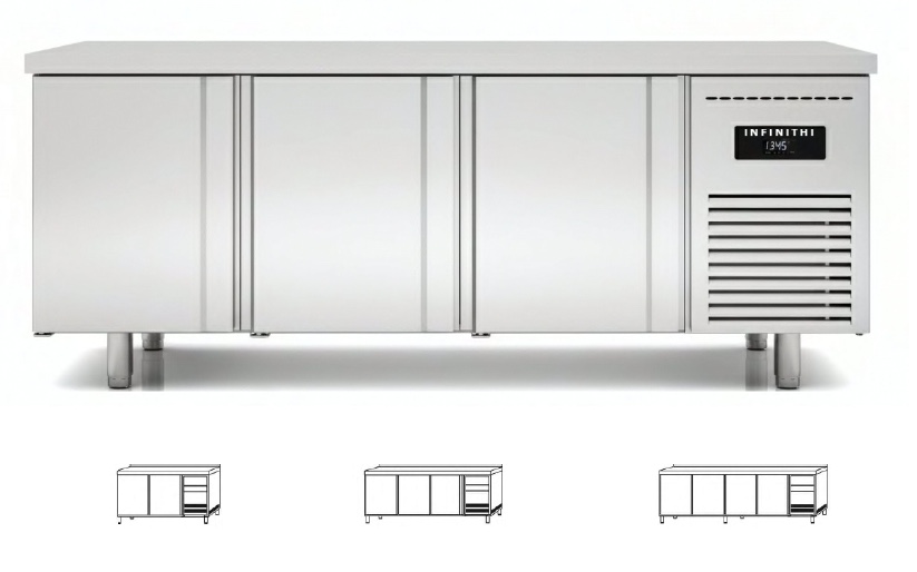 Mesas Refrigeradas Pastelería 600x400 mm